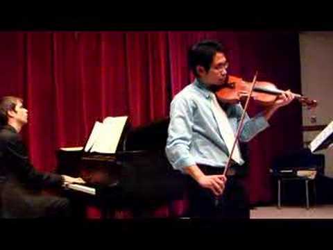 Prokofiev Violin Sonata op.94b 1st mvt by Wilson Tong