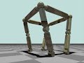 Fractal and recursive robots -- animation