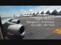 TG922: Thai Airways -400 (HS-TGN) - Heavy Takeoff in Bangkok from Runway 19L as TG922