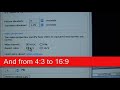 Windows Movie Maker - Tutorial - How To change to widescreen setting