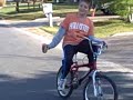 Onride view of a bike