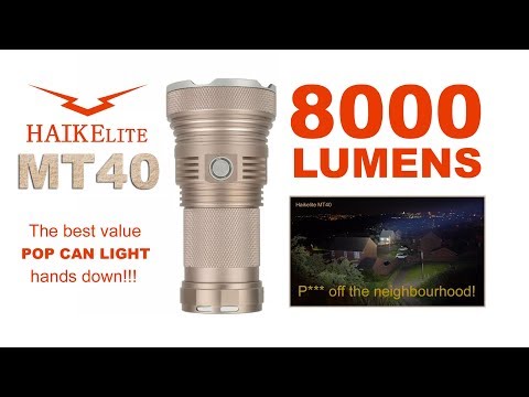 Haikelite MT40 - 8000 Lumens - review