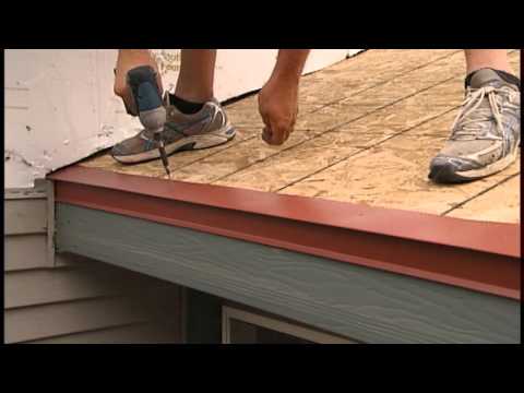 how to fasten a metal roof