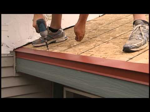 how to fasten tin roof