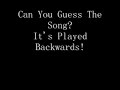 Can You Guess The Song & Artist 1?