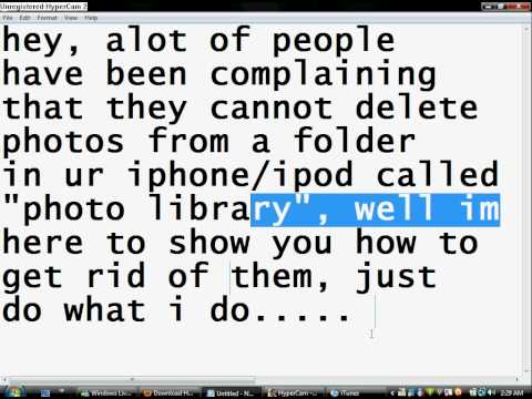 how to remove pictures from iphone