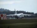 Arrival of an Volga-Dnepr An-124-100 delivering two Mil-17 Hips for Kelowna FlightCraft. The end of the video shows the two Mil-17's that were brought inside.
