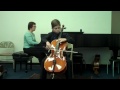 Charlie Zandieh performs the Haydn Cello Concerto in C- 3rd mvmnt