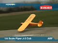 Hangar 9 Piper J3 Cub 1/4 Scale