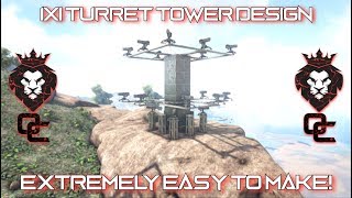 1X1 TURRET TOWER DESIGN  EXTREMELY Easy To Make  A