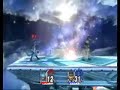 SSBB - Lucario UpB Trick + Snake Boost Smash