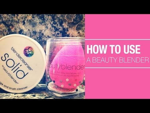 how to use the beauty blender