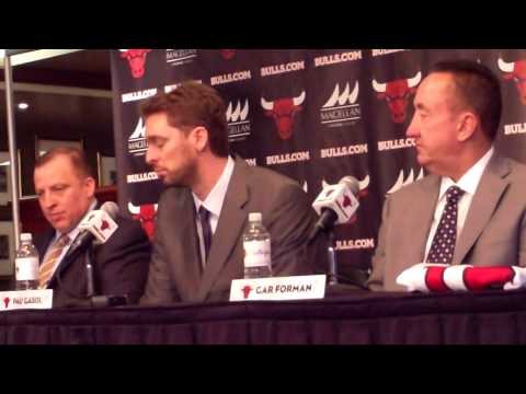 Pau Gasol press conference