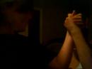 ashley and Shauna Arm wrestling part 3