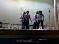 cancion it´s raining men manu conxi andrea laura jaime sara