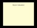 Valuing Stocks and Bonds Video Tutorial
