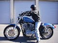 DEEZ H-D SportSter Chopper Blue DEEZ H-D SportSter Chopper Blue