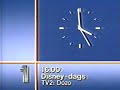 Kanal 1 - tablå, klocka och vinjett 1993-07-11