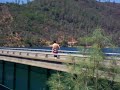 here's me jumping off of the whiskeytown bridge into the water 65 feet below. taken on august 8th, 2007.