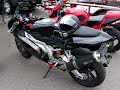 Aprilia RSVR with cored exhaust