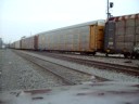 CSX SB autorack train with cool lashup, HLCX power. CSX SB autorack train with cool lashup, HLCX power.