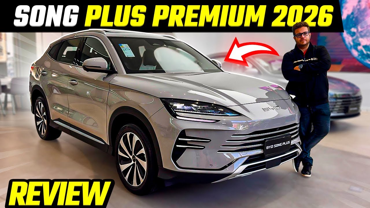 Novo Byd Song Plus Premium 2026 Chega Com Mais Autonomia