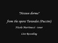 nicola martinucci, tenor

sings a fantastic version of

