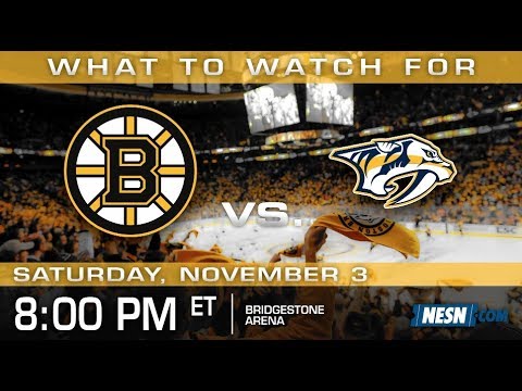 Video: Bruins vs. Predators Game Preview