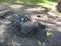 sleeping set up and some other camp day things