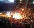 LeBron James being announced at the Q