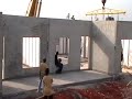 Installing Last Concrete Panel - Nov 21
