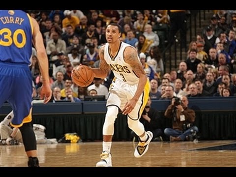 George Hill Throws it Backwards for the Crazy Circus Shot!