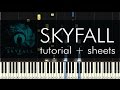 Adele - Skyfall (Piano Tutorial)