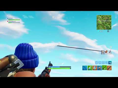 Longest Hunting Rifle Shot Ever... I think (Fortnite Battle Royale)