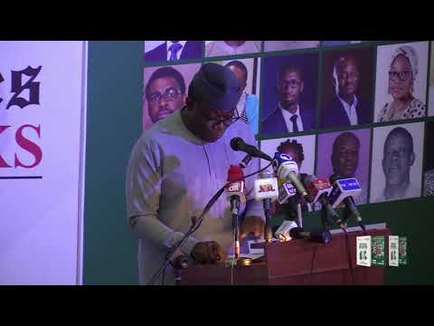 Dr Kayode Fayemi at National Dialogue & Presentation of Remaking Nigeria: 60 Years, 60 Voices