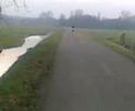 Bruce rijd op Evo70 Bruce rijd op Evo70