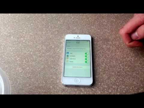 how to remove email from iphone