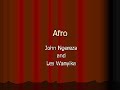 John Ngereza and Les Wanyika's famous song. The song was a top Hit in the late 80s and after.