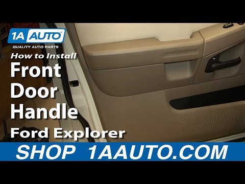 How To Install Replace Front Passenger Door Handle 2002-10 Mercury Mountaineer Ford Explorer
