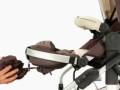 Locating the bunting bag on the i'coo Targo stroller