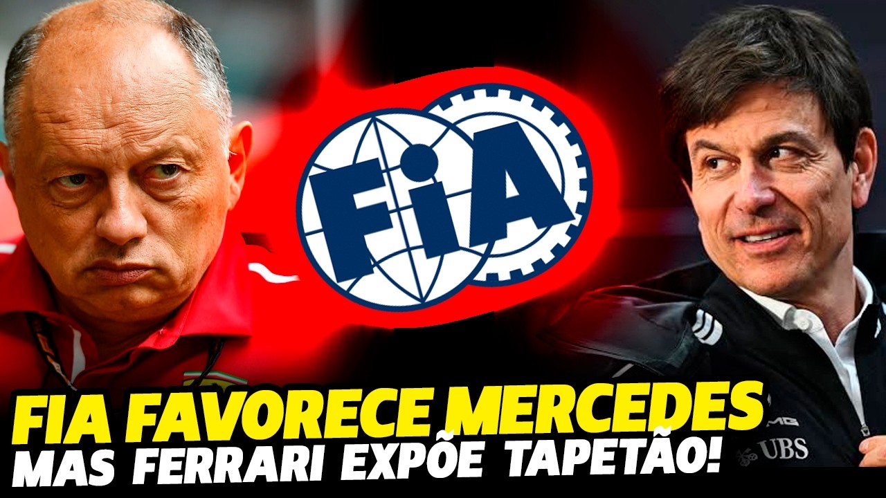 🚨FIA FAVORECE MERCEDES NA CARA DURA, FERRARI EXPÕE TAPETÃO E LIBERA ATUALIZAÇÃO | FÓRMULA 1