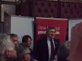 Gordon Brown at the Newz Bar in Liverpool