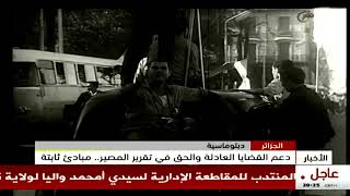 #الجزائر  - دبلوماسية | دعم القضايا العادلة والحق في تقرير المصير .. مبادئ ثابتة