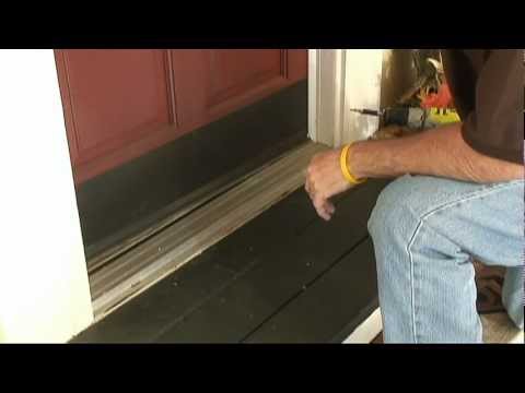 how to apply weather stripping to doors