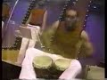 mainly percussion solos from song cocinando by ray barretto, from an 1980's tv program thanks to tommumuriel for the correction).