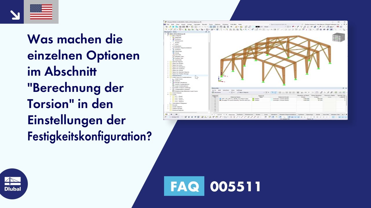 FAQ 005511 | Was machen die einzelnen Optionen im Abschnitt &quot;Berechnung der Torsion&quot; unter dem Reiter Festigkeit ...