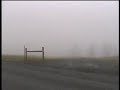 Wind turbine strobe lights and eerie noises