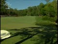 Tiger Woods breaking an iron