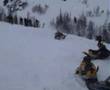 Norges første backflip med snøscooter