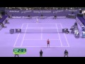 Yanina Wickmayer: WTA Antwerp vs ハンチュコワ （mooie punten）